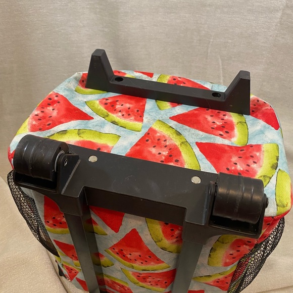 Watermelon Print Rolling Cooler Bag - Picture 4 of 7